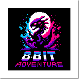 8-Bit adventure Posters and Art